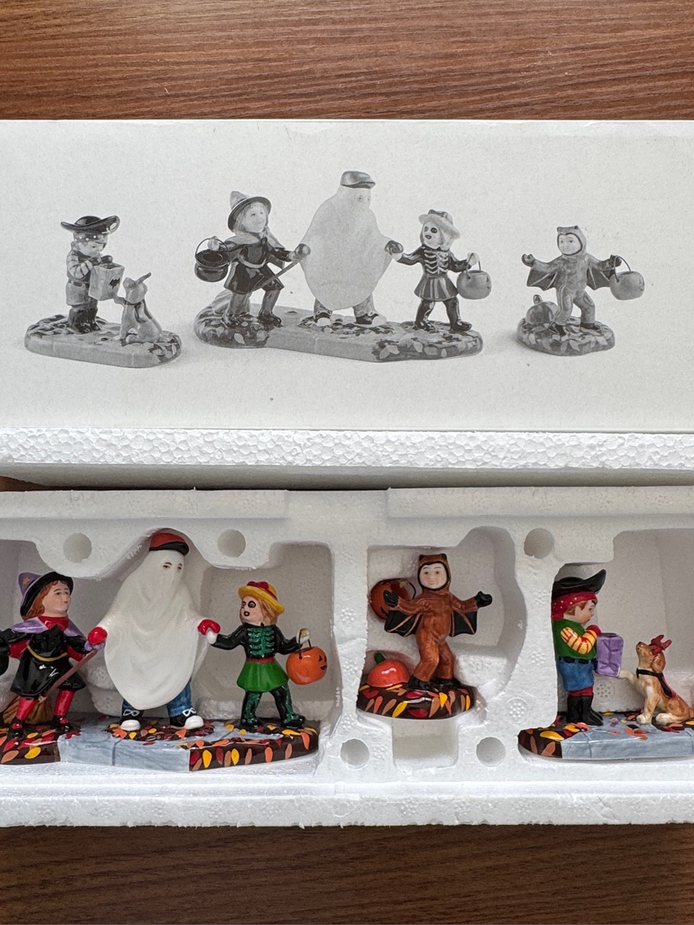 Trick Or Treat kids set of 3 Halloween Snow Village Department 56